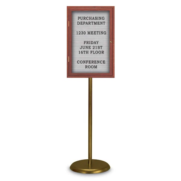 Corkboard, Double Door, Radius Frame, 42x32", Black/Surf